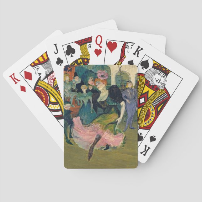 Jeu De Cartes Henri de Toulouse-Lautrec | Carte : Le voyage de M (dos)
