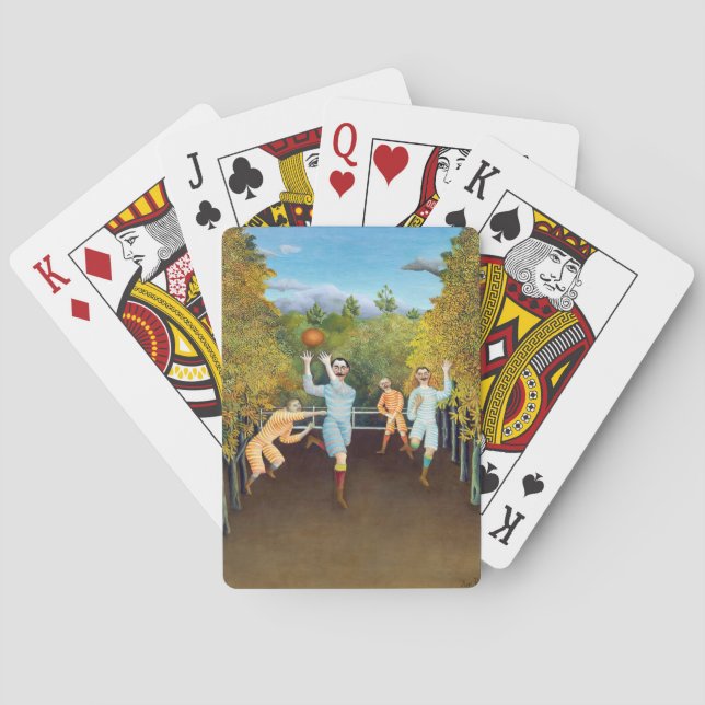 Jeu De Cartes Henri Rousseau - Les joueurs de football (dos)
