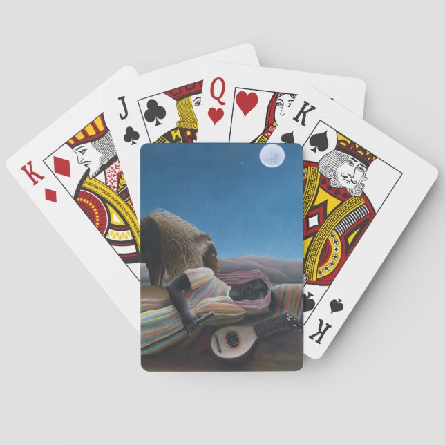 Jeu De Cartes Henri Rousseau - Les Tziganes qui dorment (dos)