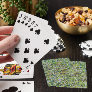Jeu De Cartes Herbe à Oiseaux Ornementale Fine