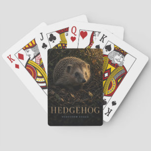 Jeu De Cartes Hérisson Bordures de haies Faune ANIMAL