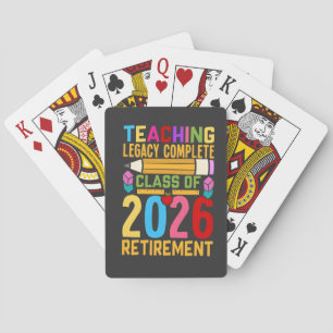 Jeu De Cartes Héritage d'enseignement complet Promotion 2026 Ret