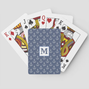 Jeu De Cartes Heure d'été Monogramme Océan