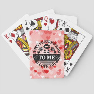 Jeu De Cartes Heureuse Sainte-Valentin À Moi Je T'Aime-58771