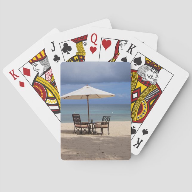 Jeu De Cartes Heureux dehors (dos)