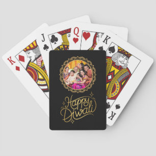 Jeu De Cartes Heureux Diwali Photo