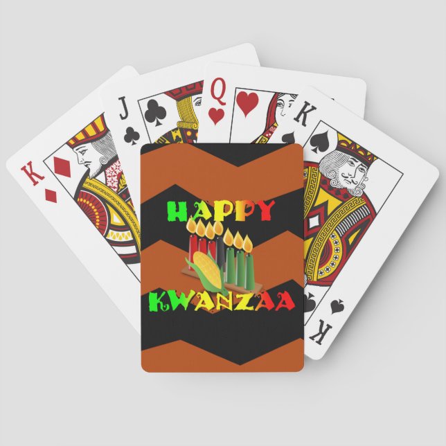 JEU DE CARTES HEUREUX KWANZAA (dos)