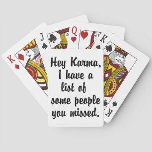 Jeu De Cartes Hey Karma...