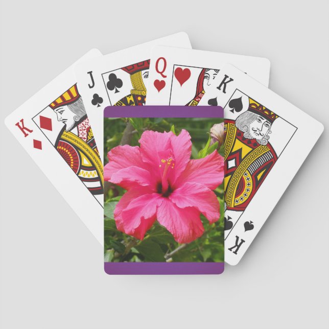 Jeu De Cartes Hibiscus Cartes de Jeu (dos)