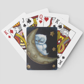JEU DE CARTES HIBOU DE BLEUS LAYETTE DORMANT DANS LES CARTES DE
