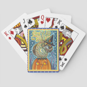 JEU DE CARTES HIBOU DE CHEVALIER SANS TÊTE DRÔLE, OISEAU DE SLEE