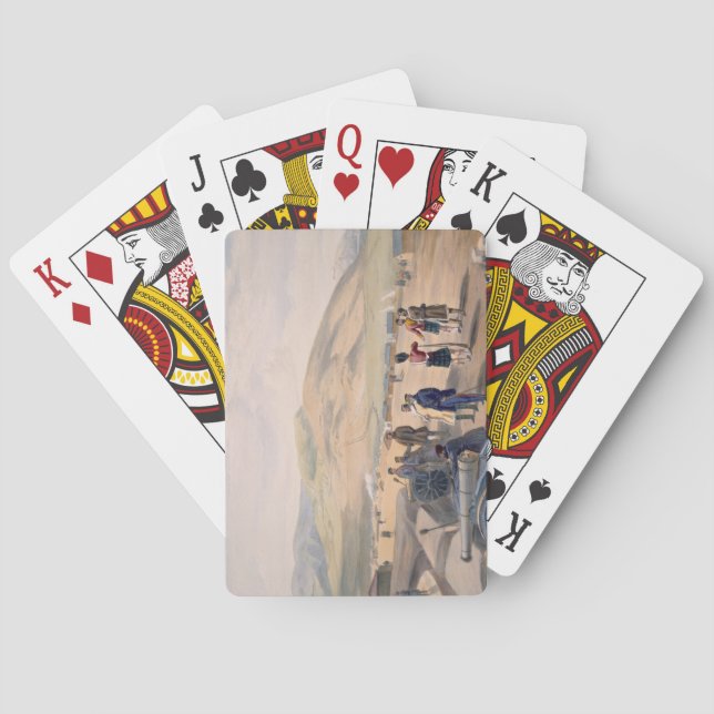 Jeu De Cartes Highland Brigade Camp, plate from 'The Seat of War (dos)