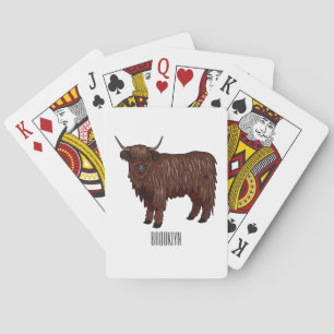 Jeu De Cartes Highland cow