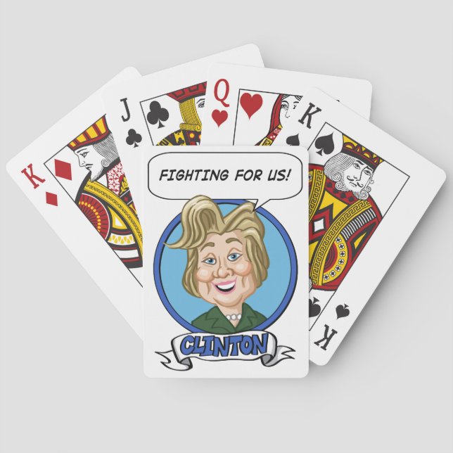 Jeu De Cartes Hilary Clinton Election 2016 (dos)