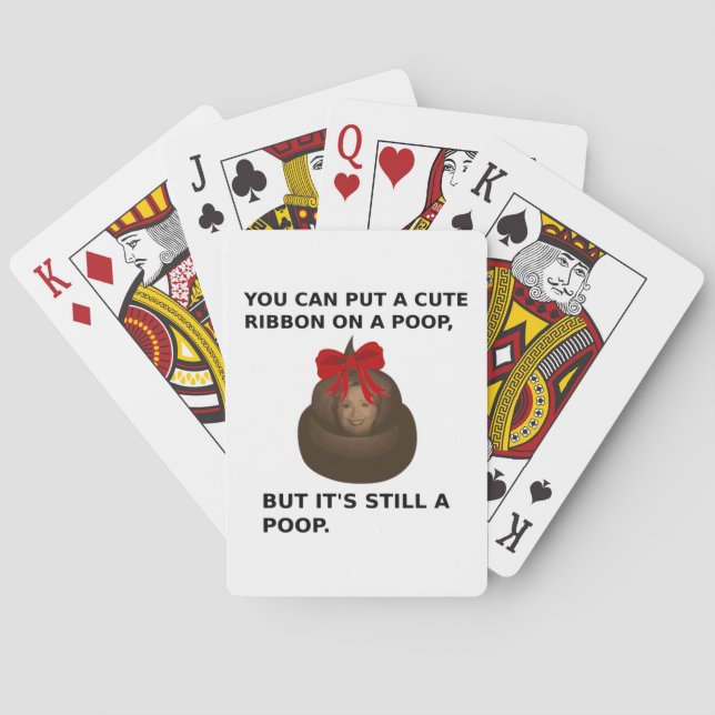 Jeu De Cartes Hillary Poop (dos)