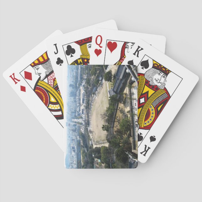 Jeu De Cartes Himeji, Japon (Vue du château haut) (dos)