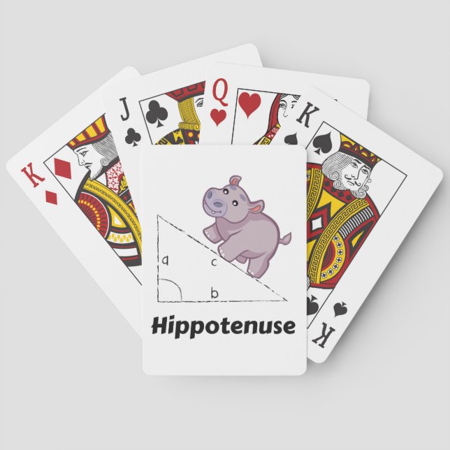 Jeu De Cartes Hippotenuse Math drôle (dos)