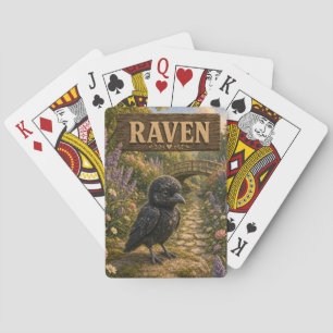 Jeu De Cartes Histoire de Bébé Corbeau Mignon Livre de Nursery A