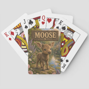 Jeu De Cartes Histoire de Bébé Élan Mignon Livre de Nursery Anim