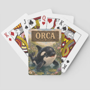 Jeu De Cartes Histoire de bébé orque mignon Livre pour enfants A