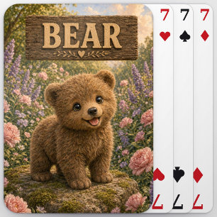 Jeu De Cartes Histoire de bébé ours mignon livre de nursery anim
