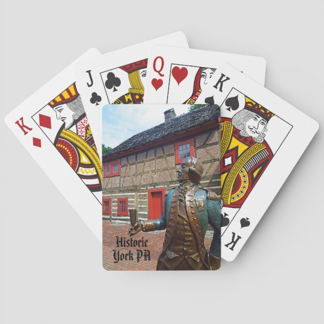 Jeu De Cartes Historic York Pennsylvania American Colonial House (dos)