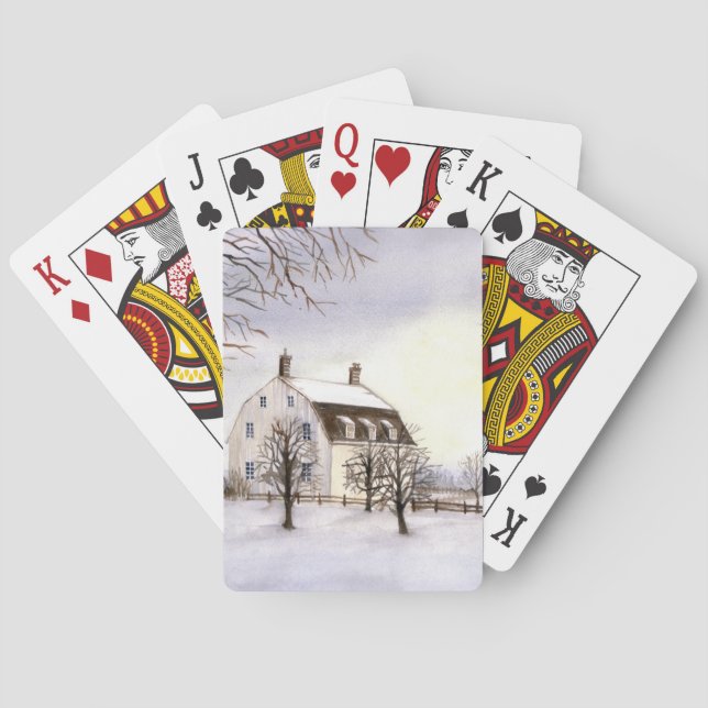 Jeu De Cartes Hiver en Nouvelle-Angleterre (dos)