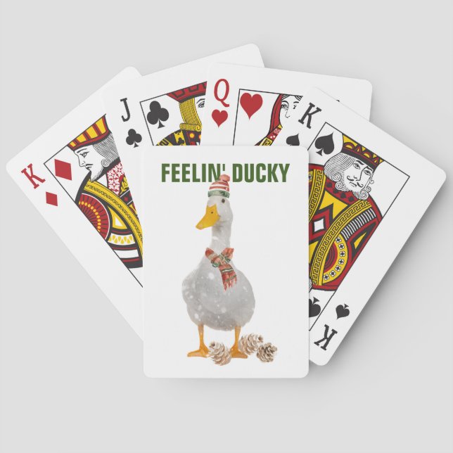 Jeu De Cartes Hiver "Feelin' Ducky" (dos)