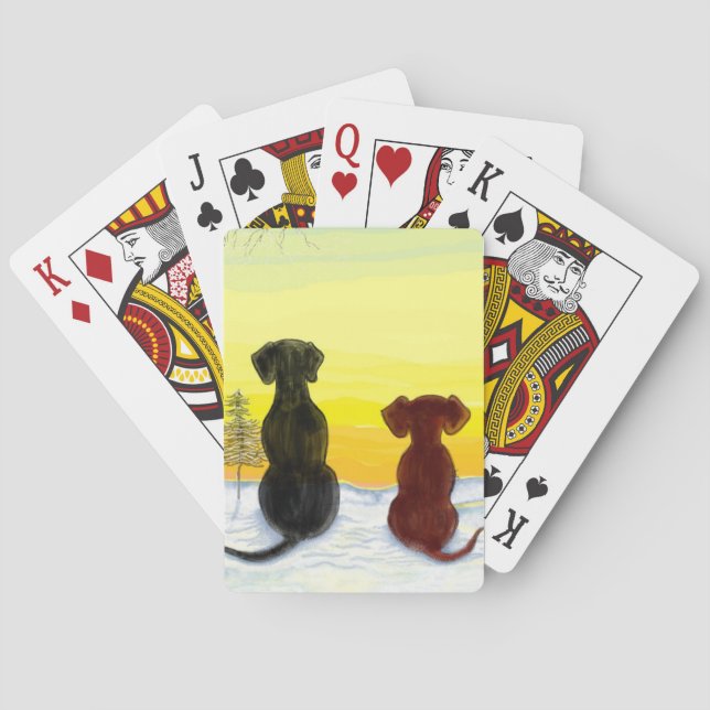 Jeu De Cartes hiver springador (dos)
