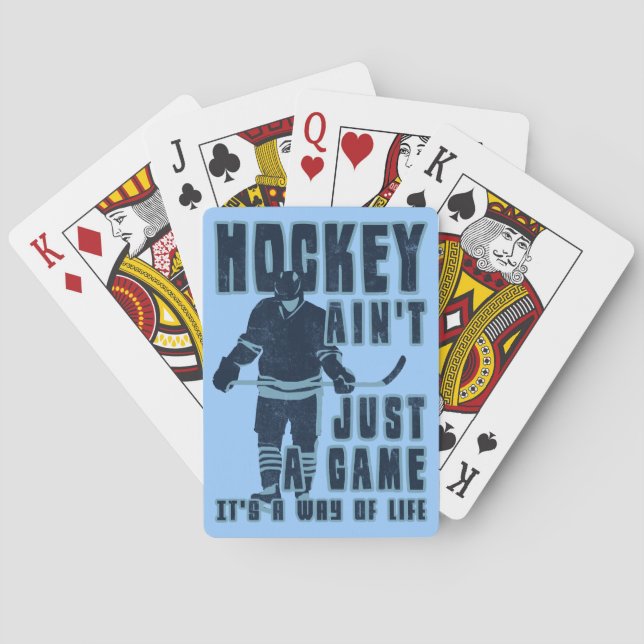 Jeu De Cartes Hockey Ain't Just A Game Playing Cards (dos)