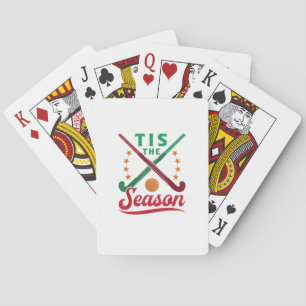 Jeu De Cartes Hockey sur gazon Noël C'est la saison des fêtes Jo