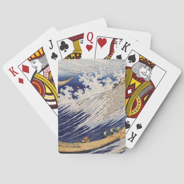 Jeu De Cartes Hokusai Ocean Waves Sea Boats (dos)
