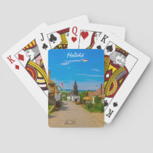 Hollókő, Hongrie - Rue du village historique