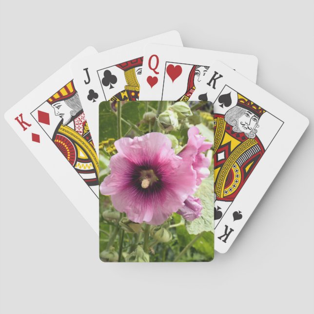 JEU DE CARTES HOLLYHOCKS (dos)