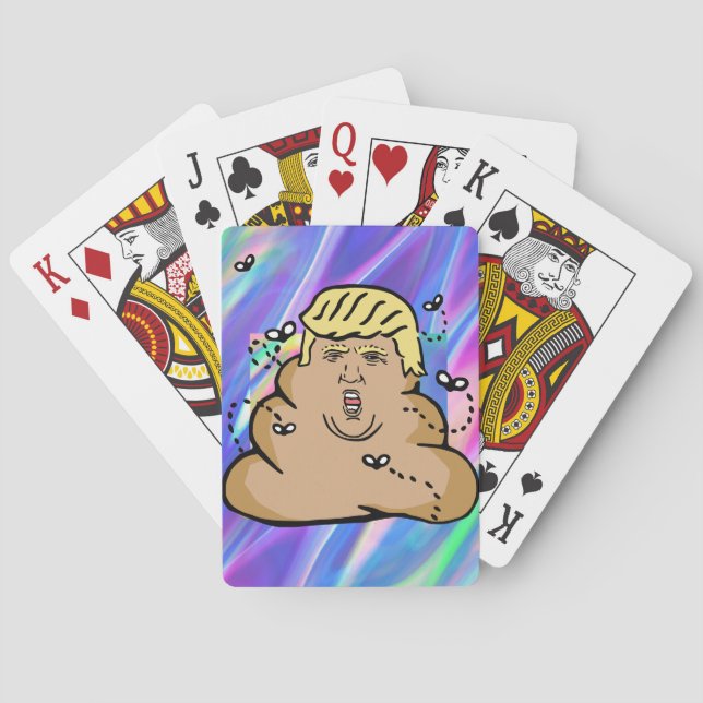 Jeu De Cartes hologramme décharge trump (dos)