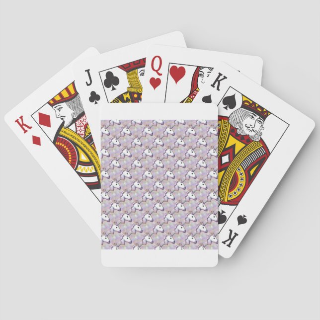 Jeu De Cartes hologramme licorne émoji (dos)