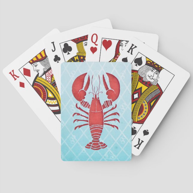 Jeu De Cartes Homard rétro (dos)