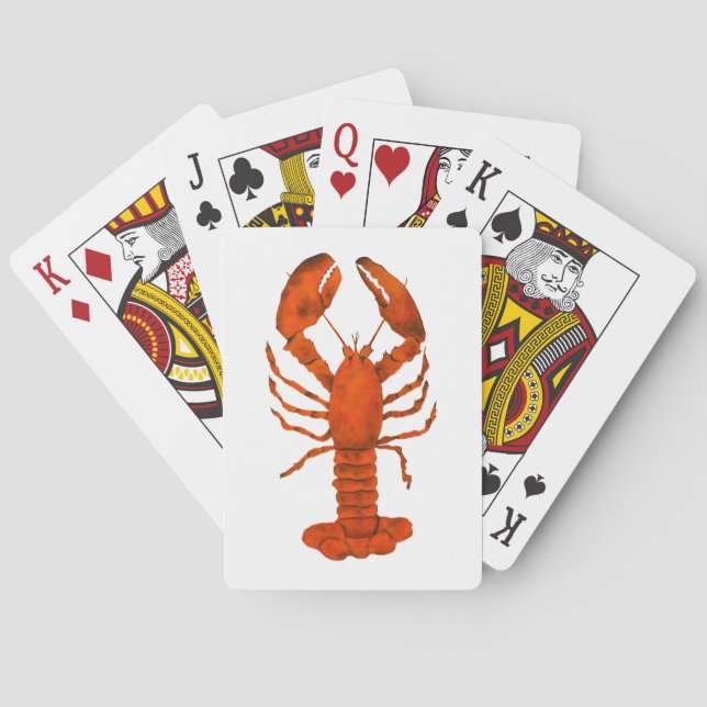 Jeu De Cartes Homard rouge (dos)