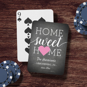 Jeu De Cartes Home Sweet Home Nom de famille et ville natale