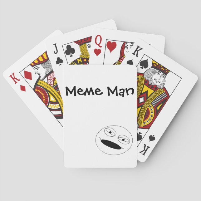 Jeu De Cartes Homme de Meme - cartes de jeu (dos)