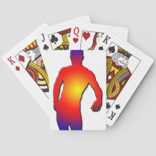 Jeu De Cartes Homme en train de poser