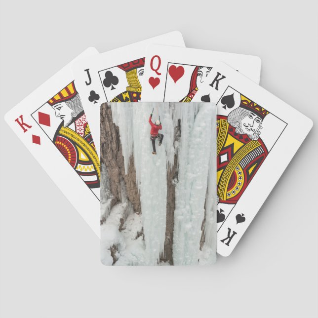 Jeu De Cartes Homme grimpant la glace, Colorado (dos)