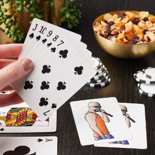 Jeu De Cartes Homme Singer Jouer Des Cartes
