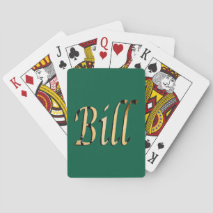 Jeu De Cartes Hommes appelés Bill,