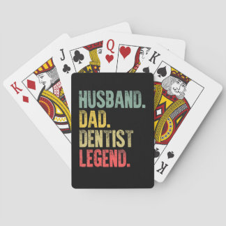 Jeu De Cartes Hommes drôle Vintage Mari de chemise papa Dentist