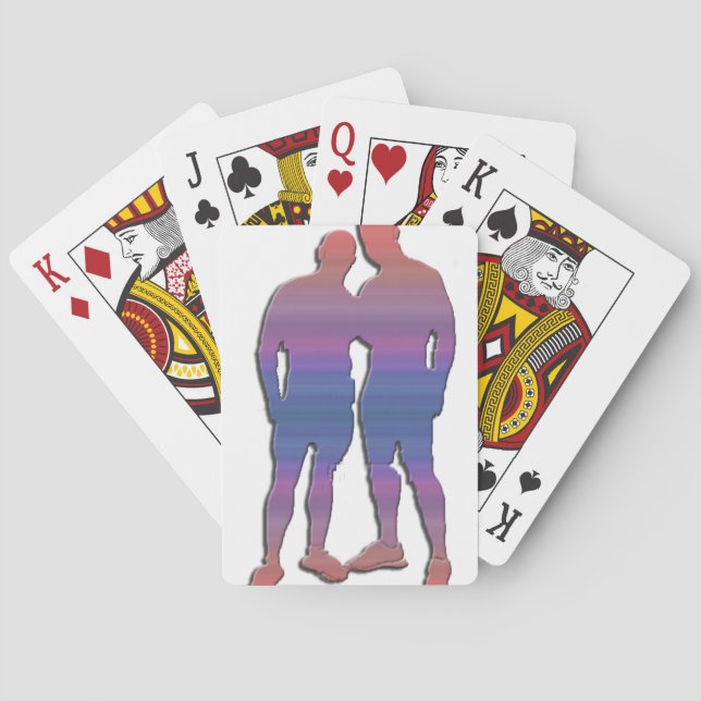Jeu De Cartes Hommes Poing (dos)