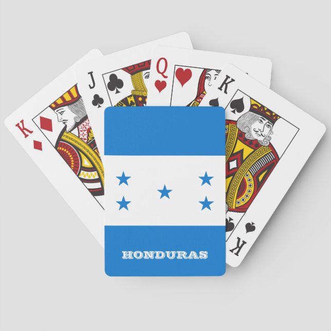 Jeu De Cartes Honduras - Jeux du Drapeau, Honduras - Jouer aux c (dos)