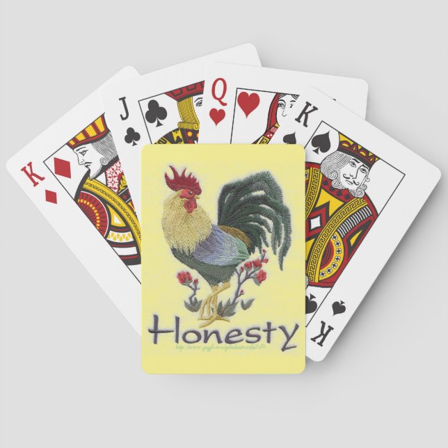Jeu De Cartes "Honnêteté" (dos)