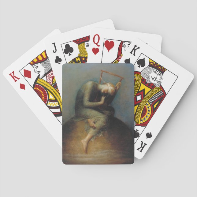 Jeu De Cartes Hope (par George Frederick Watts) (dos)