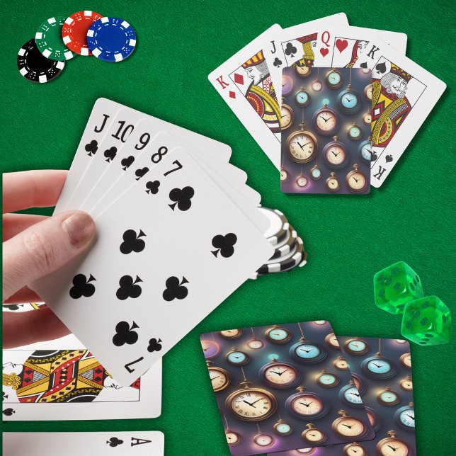 Jeu De Cartes Horloge Poker Deck (Créateur téléchargé)